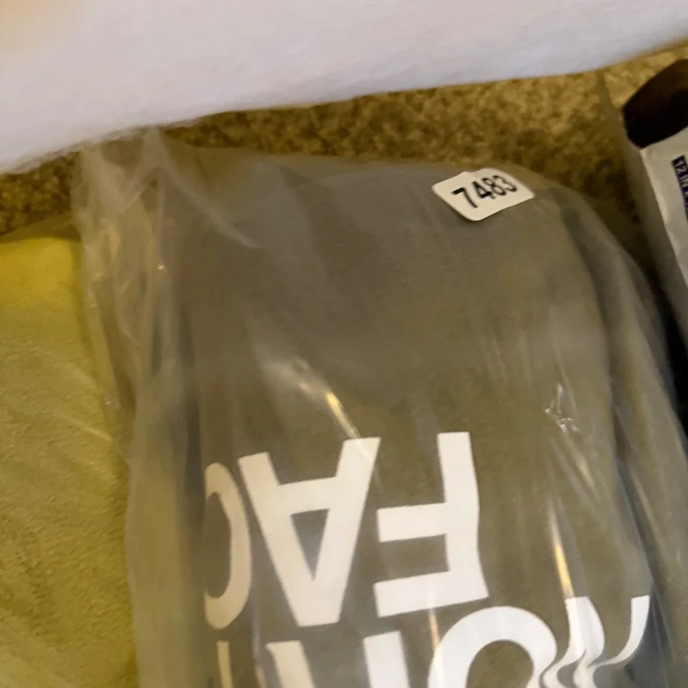 The North‎ Face Mens Half Dome Pullover Hoodie Olive Green Medium Logo Fleece